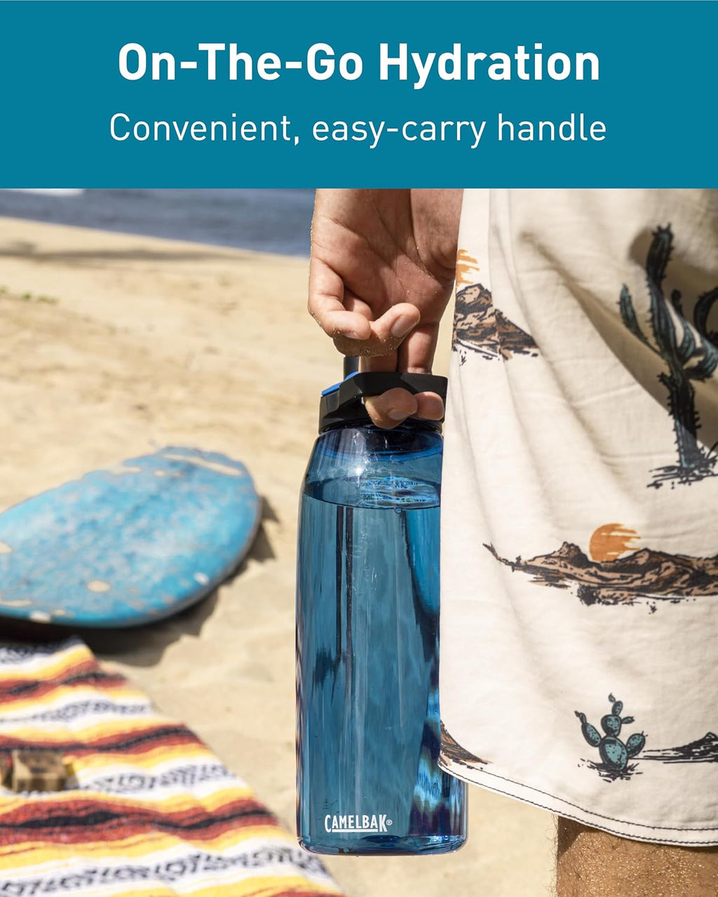 CamelBak Chute Mag Water Bottle with Magnetic Leak‑Resistant Cap, Lightweight Tritan Design for Everyday Hydration
