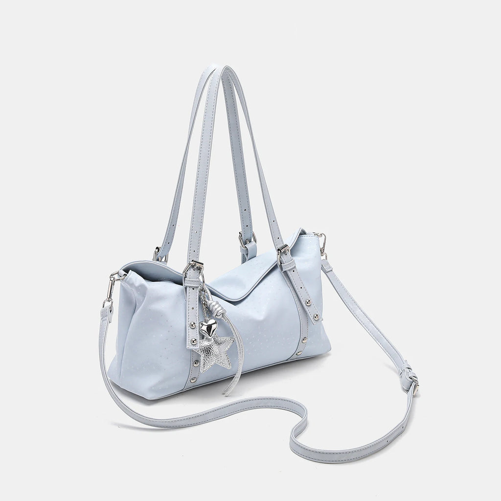 Black Luxury Handbags And Purse Women PU Leather Messenger Shoulder Bag Plaid Female Crossbody Bag Tassel Quilted Brand